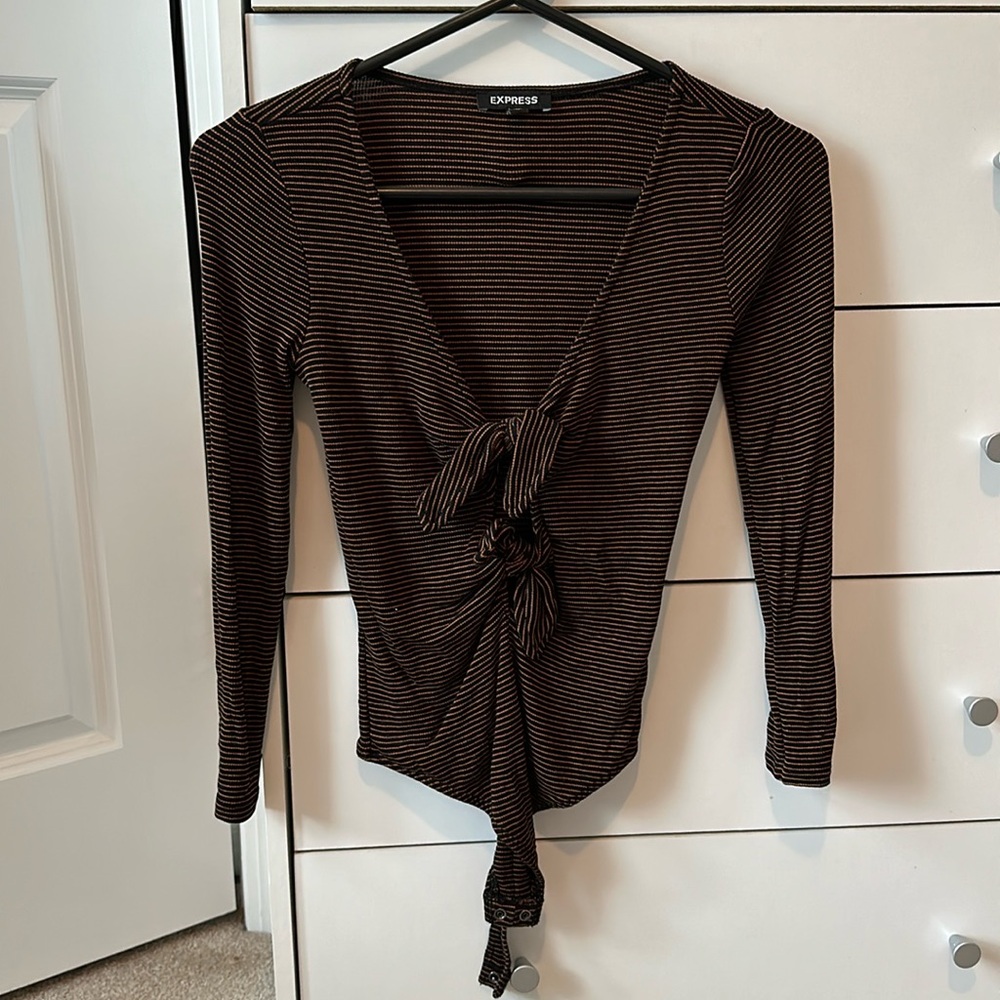 tie front bodysuit